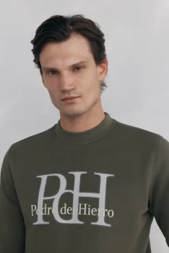 Hombre Pedro del Hierro Sudaderas>Sudadera logo cuello caja