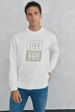 Hombre Pedro del Hierro Sudaderas>Sudadera logo relieve