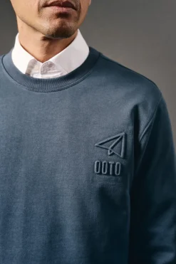 Hombre OOTO Sudaderas>Sudadera logo relieve