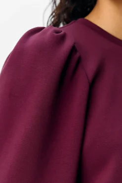 Mujer Object Sudaderas>Sudadera manga abullonada