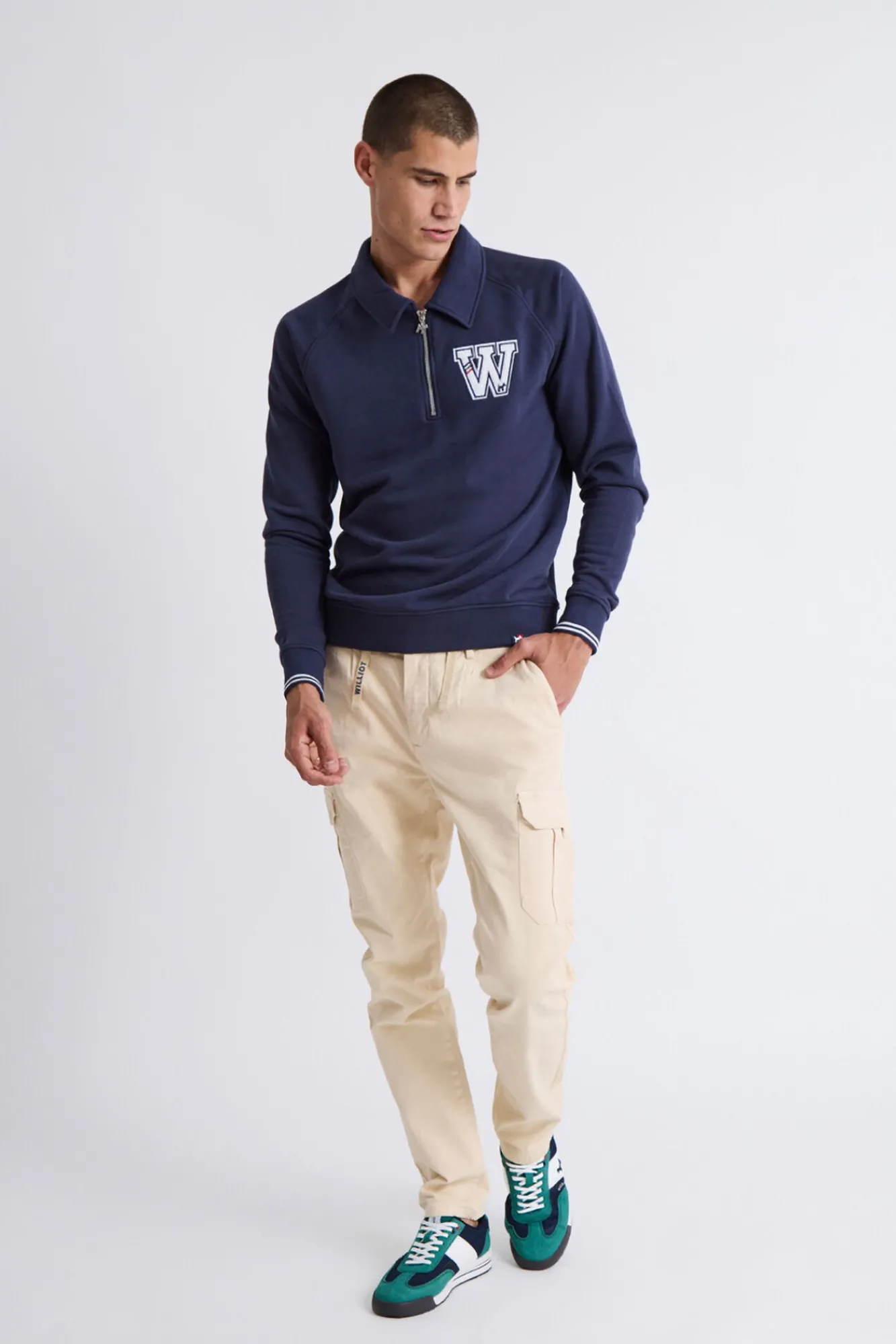 Hombre Williot Sudaderas>Sudadera Polo Zip
