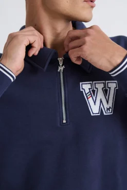 Hombre Williot Sudaderas>Sudadera Polo Zip