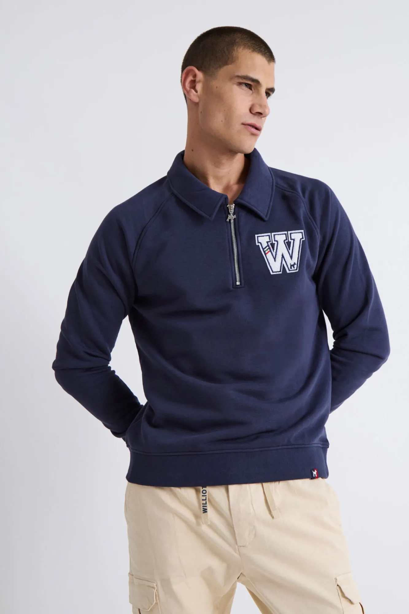 Hombre Williot Sudaderas>Sudadera Polo Zip