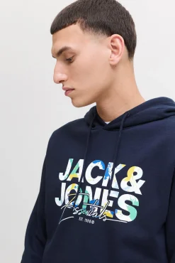 Hombre Jack & Jones Sudaderas>Sudadera regular fit estampada