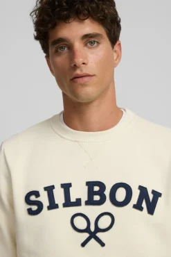 Hombre Silbon Sudaderas>Sudadera raqueta media