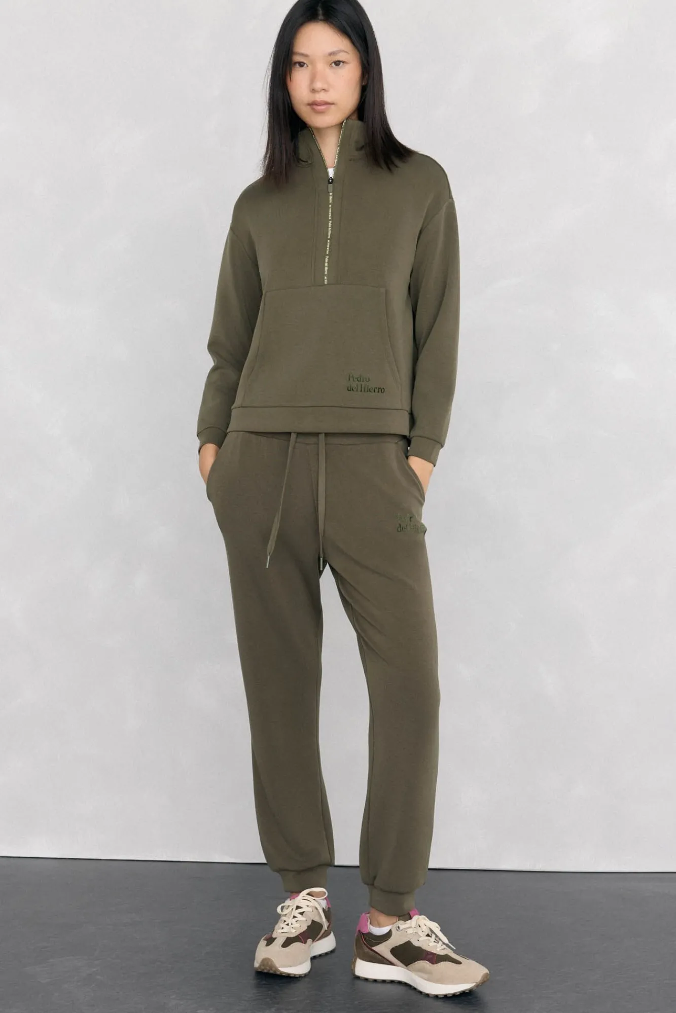 Mujer Pedro del Hierro Deporte|Sudaderas>Sudadera soft touch cuello perkins