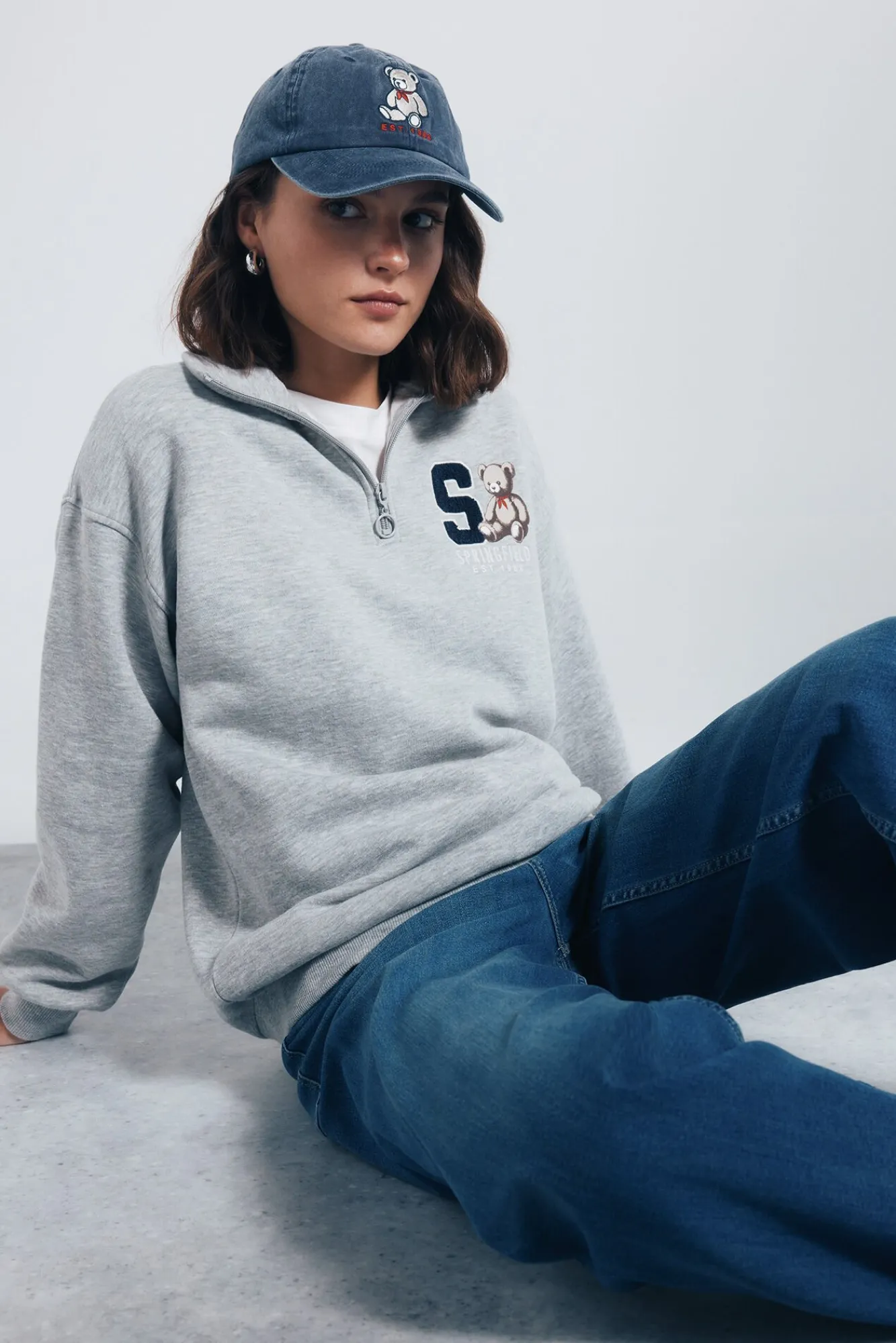 Mujer Springfield Sudaderas>Sudadera "" oso