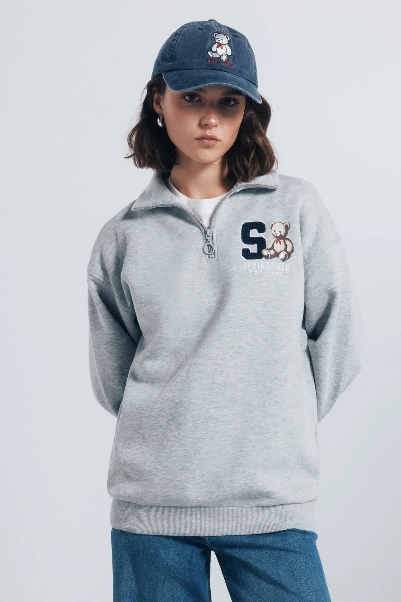 Mujer Springfield Sudaderas>Sudadera "" oso