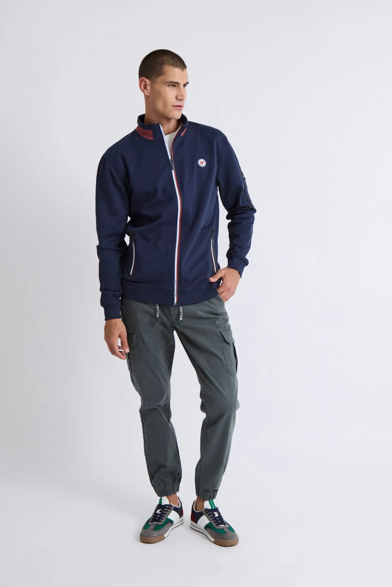 Hombre Williot Sudaderas>Sudadera Sport Con Cremallera