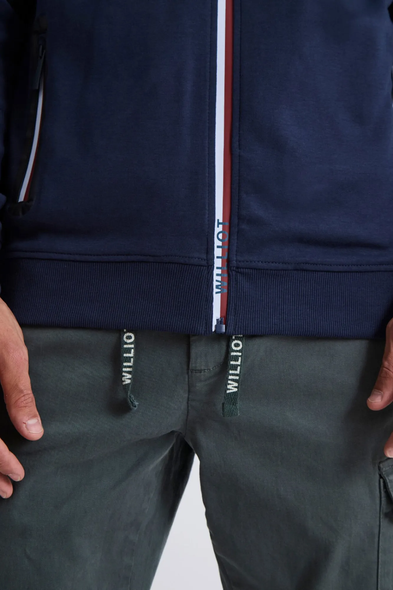 Hombre Williot Sudaderas>Sudadera Sport Con Cremallera