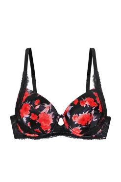 Mujer Dorina Ropa Interior>Sujetador Demi floral con relleno Anahi