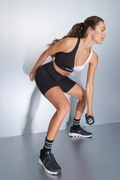 Mujer Dash and Stars Ropa Interior|Deporte>Sujetador deportivo 4D Stretch blanco y