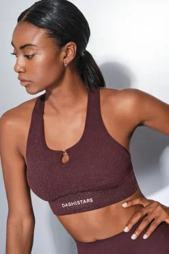 Mujer Dash and Stars Ropa Interior|Deporte>Sujetador deportivo SEAMLESS COMFORT morado