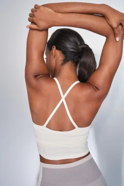 Mujer Dash and Stars Ropa Interior|Deporte>Sujetador deportivo SEAMLESS COMFORT smock blanco