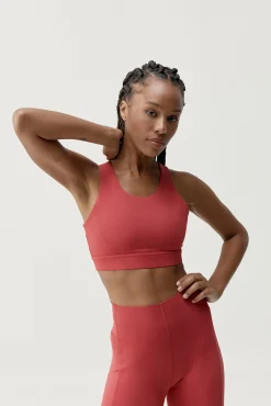 Mujer Born Living Yoga Deporte>Sujetador top deportivo Denise coral