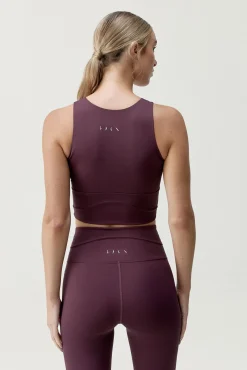 Mujer Born Living Yoga Deporte>Sujetador top deportivo Saori morado