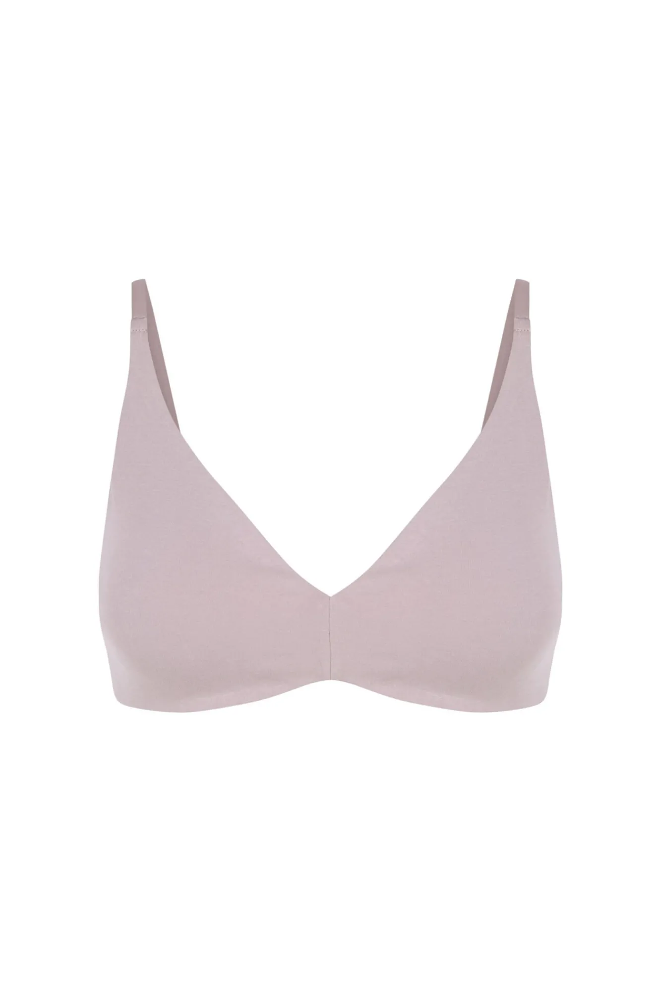 Mujer Women'secret Ropa Interior>Sujetador triangular algodón beige