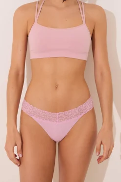 Mujer Women'secret Ropa Interior>Tanga canalé algodón