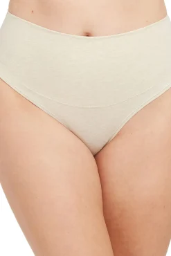 Mujer Spanx Ropa Interior>Tanga moldeador de algodón
