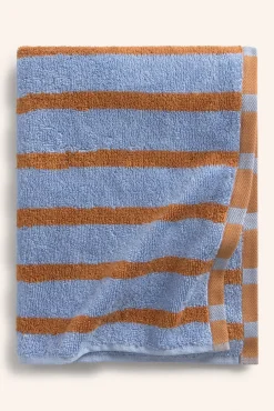 Calma House Toallas>Toalla de baño de algodón de rizo a rayas es Saturno