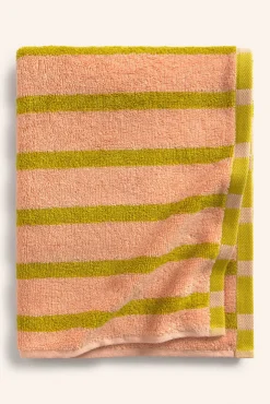 Calma House Toallas>Toalla de baño de algodón de rizo a rayas s Saturno