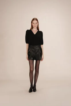 Mujer Grace & Mila Camisetas>Top ancho lúrex