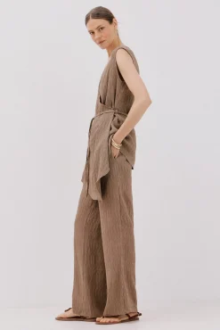 Mujer Cortefiel Camisetas>Top asimétrico textura