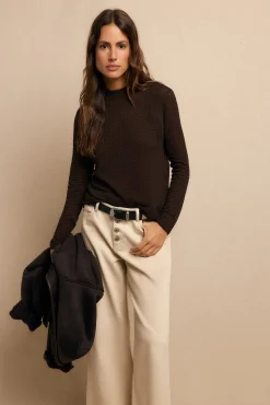 Mujer Slowlove Camisetas|Blusas>Top básico estructura