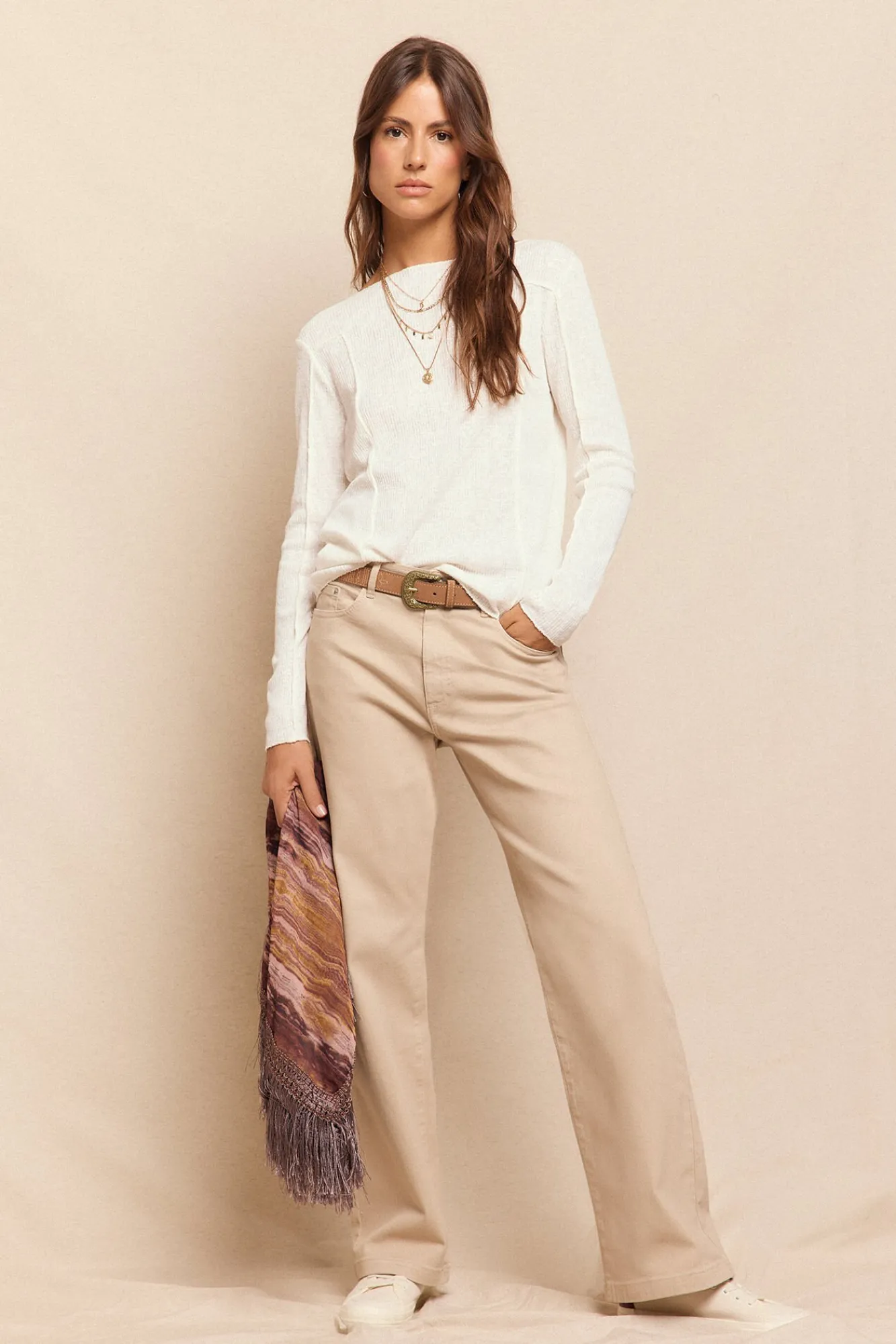 Mujer Slowlove Camisetas|Blusas>Top básico melange