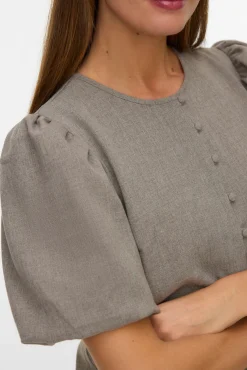 Mujer Vero Moda Camisetas>Top de manga abullonada