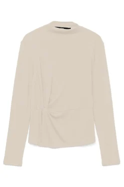 Mujer Vero Moda Camisetas>Top de manga larga cuello Perkins