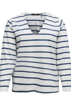 Mujer Vero Moda Camisetas>Top de manga larga y cuello pico