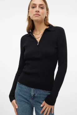 Mujer Vero Moda Camisetas>Top de punto estilo polo