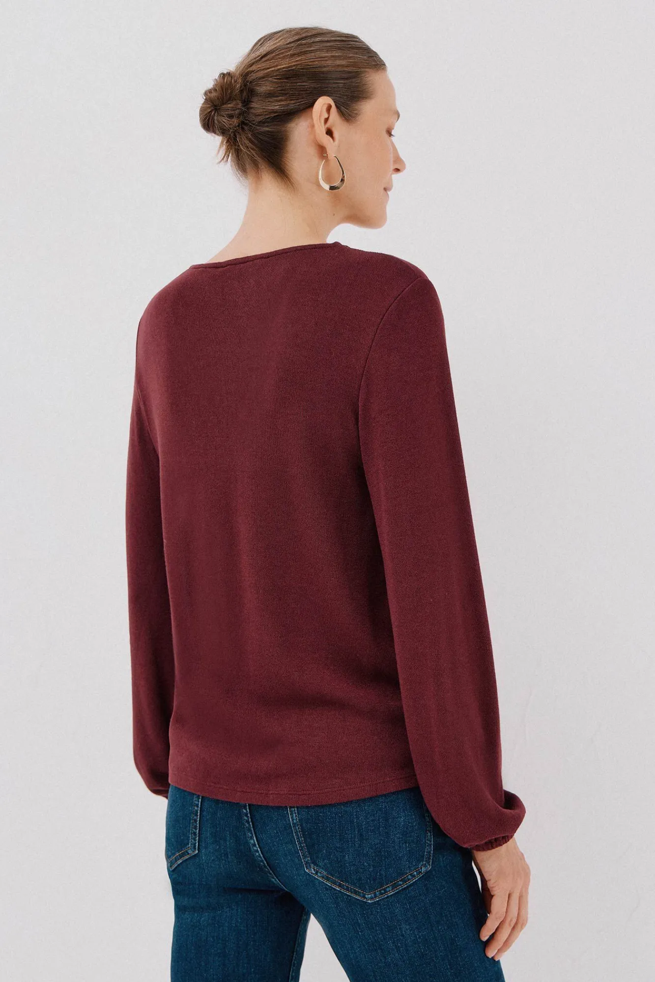 Mujer Cortefiel Camisetas>Top detalle puntilla escote