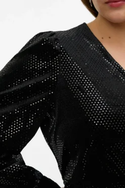 Mujer Vero Moda Curve Camisetas>Top detalles brillantes talla grande