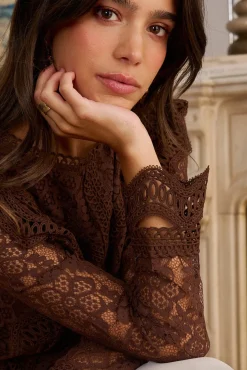 Mujer Polín Et Moi Camisetas>Top encaje Alda