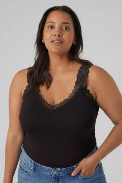 Mujer Vero Moda Curve Camisetas>Top encaje Curve