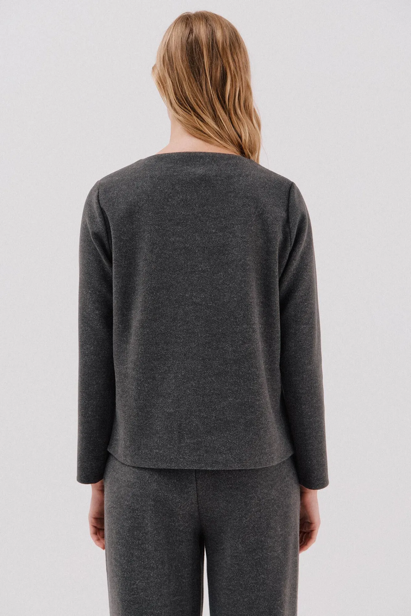 Mujer Cortefiel Camisetas>Top escote chimenea