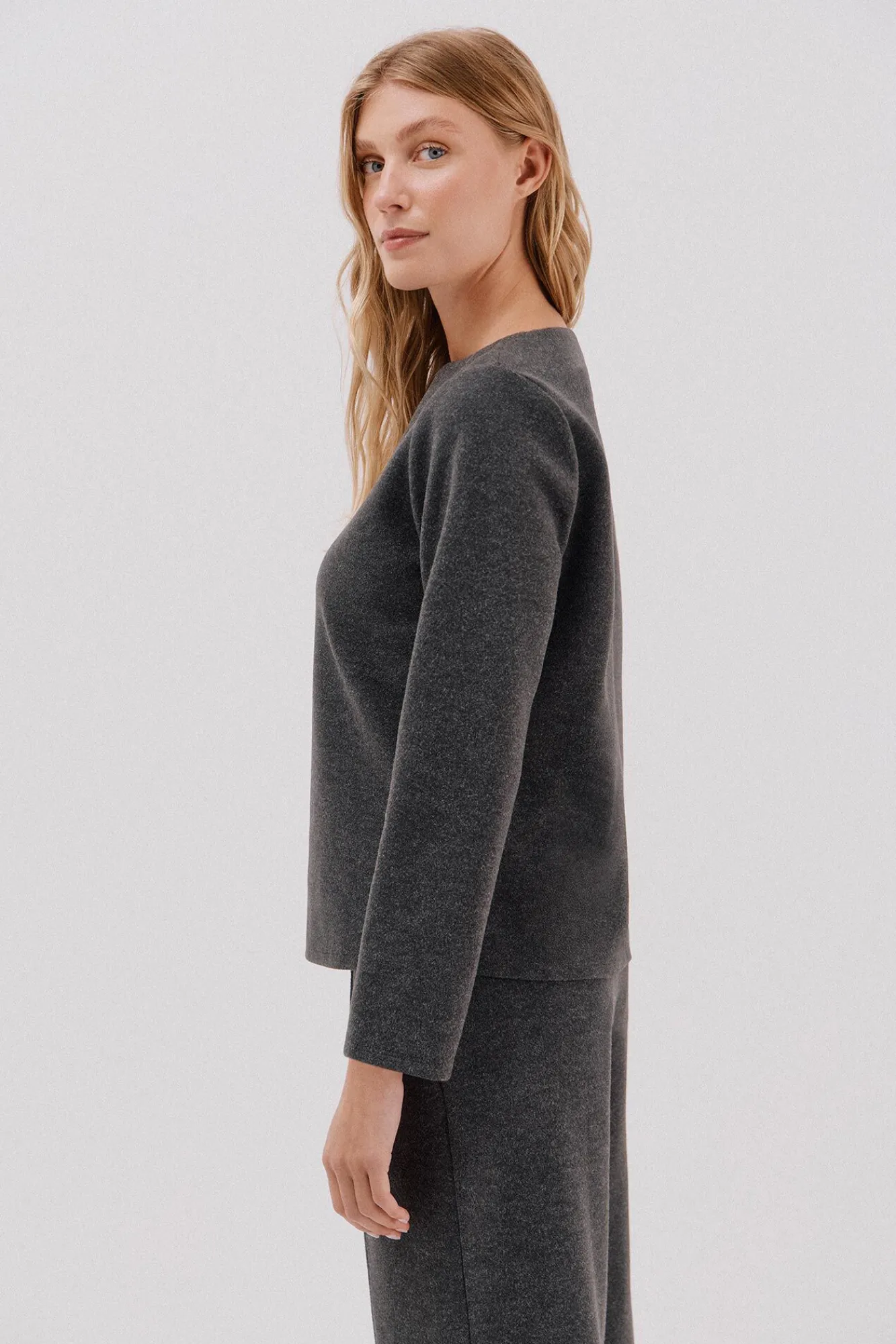 Mujer Cortefiel Camisetas>Top escote chimenea