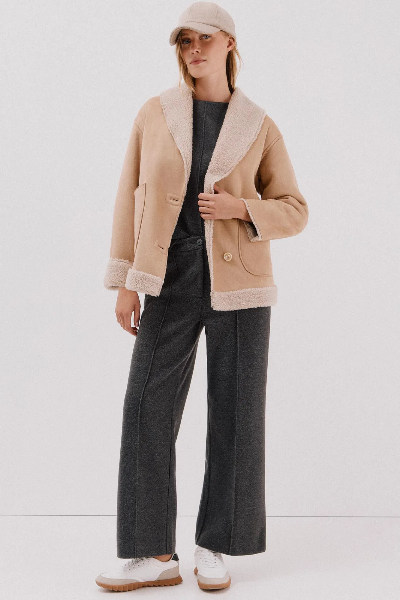 Mujer Cortefiel Camisetas>Top escote chimenea