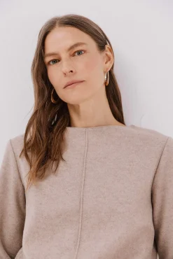 Mujer Cortefiel Camisetas>Top escote chimenea