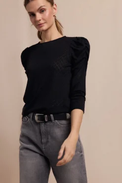 Mujer Slowlove Camisetas>Top estructura manga abullonada