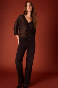 Mujer Slowlove Camisetas>Top fluido lurex