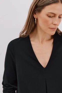 Mujer Cortefiel Camisetas>Top fluido pliegue