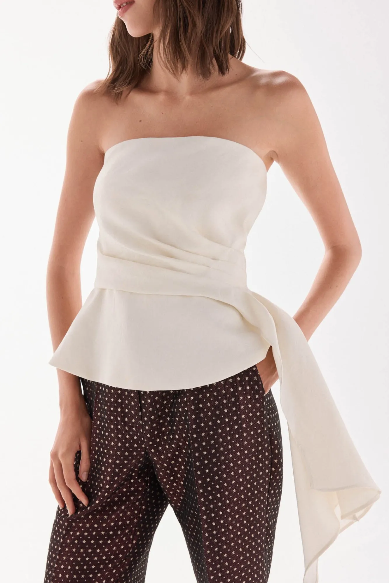 Mujer TFP by Tamara Falcó Camisetas>Top palabra de honor