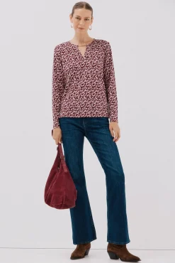 Mujer Cortefiel Camisetas>Top pieza dorada escote