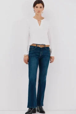 Mujer Cortefiel Camisetas>Top pieza dorada escote