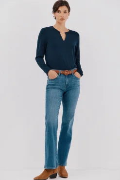 Mujer Cortefiel Camisetas>Top pieza dorada escote