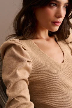 Mujer Polín Et Moi Camisetas>Top punto escote Lupita