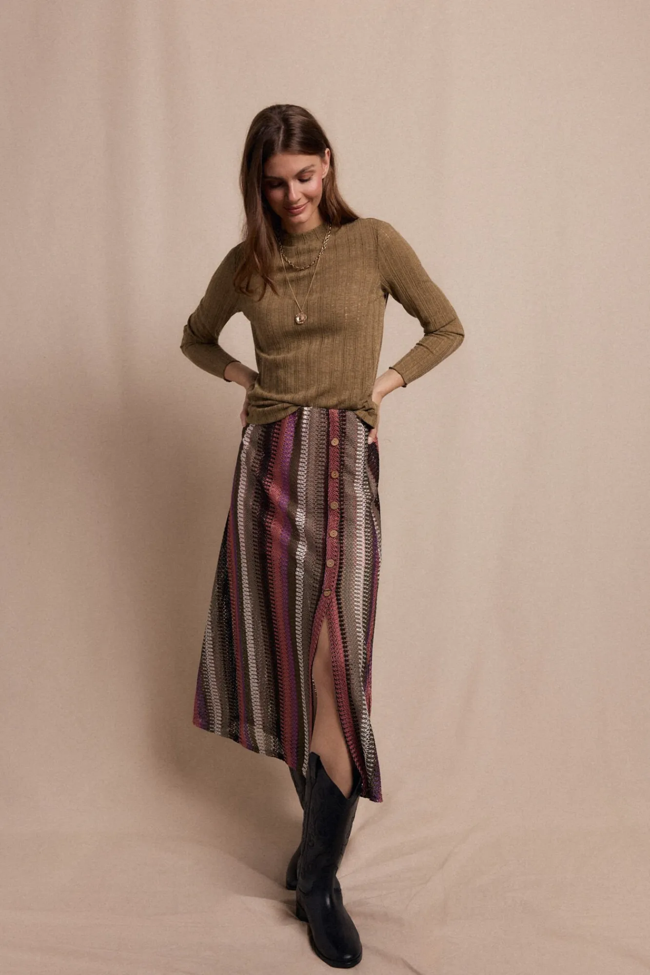 Mujer Slowlove Camisetas>Top punto estructura